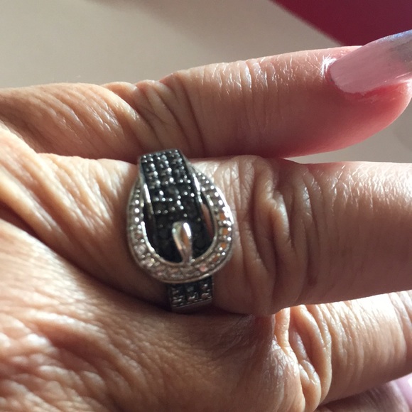 Sterling silver belt ring - Picture 2 of 5